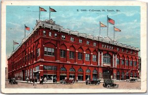 St. Louis Missouri, 1927 Coliseum Building, Street Road Corner, Vintage Postcard