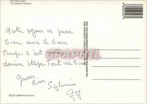 Modern Postcard Hello from Quebec