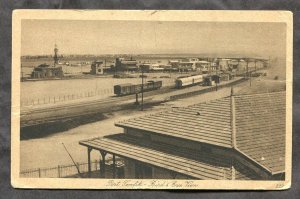 h2728  - EGYPT Port Tawfiq 1920s View with Train Station