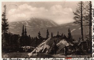 Sweden Lappkåta i Handölsdalen och Snasahögarna Vintage RPPC C244