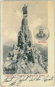 AOSTA province vintage postcard - SAN BERNARDO 1902-