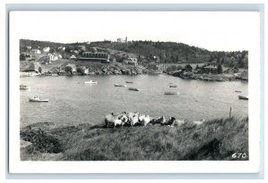 1910-20's RPPC Mon Hegan Maine Postcard P1E