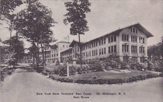 New York  Mount McGregor New York State Veterans Rest Camp Rest House Albertype