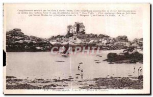 Postcard Old Ploumanac pm Chateau Costaeres