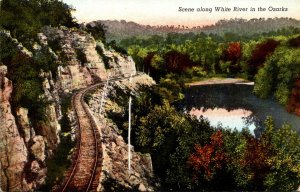 Arkansas Scene Along The White River In The Ozarks Curteich