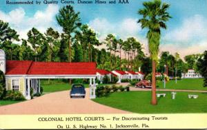 Florida Jacksonville Colonial Hotel Courts