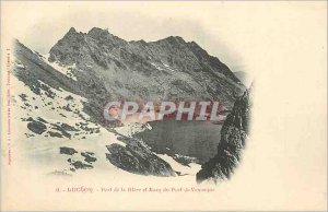 Postcard Luchon Old Port of Glere Lakes and the Port of Venasque (map 1900)