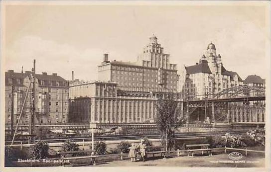 Sweden Stockholm Sportpalatset 1936 Real Photo