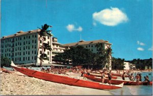 Postcard Hawaii - The Moana Hotel on the Beach at Waikiki