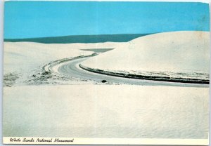 M-104788 Roads Through White Sands White Sands National Monument New Mexico