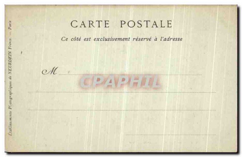 Old Postcard Chateau De Vizille Cascade Du Parc