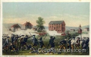Battle of Lexington American History Unused very light paint chip top edge, r...