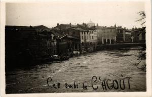 CPA AK carte photo CASTRES - Les Bords de l'AGOUT (285915)