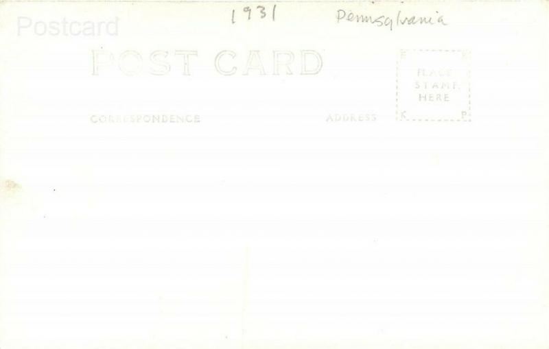 PA, Everett, Pennsylvania, Juniata River, US 30, RPPC