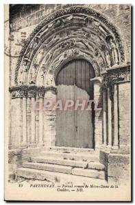 Parthenay Old Postcard novel Portal Our Lady of Couldre