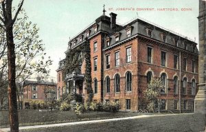 HARTFORD, CT Connecticut     ST JOSEPH'S CONVENT    c1910's Postcard