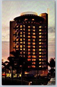 Pier 66 Hotel And Marina, Fort Lauderdale, Florida FL, Vintage Chrome Postcard