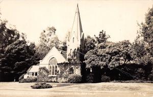 E28/ Glendale California Ca Postcard Real Photo RPPC c40s Little Church Flowers