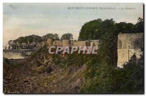 Montreuil sur Mer - Les Remparts - Old Postcard