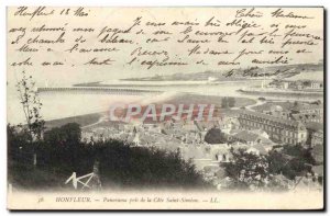 Postcard Old Honfleur Panorama Taken from Cote Saint Simeon