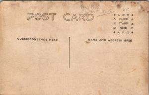 Paw Paw Michigan~Elm Street~Homes Back in Trees~c1908 Real Photo Postcard~RPPC 