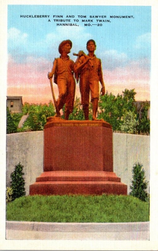 Missouri Hannibal Huckleberry Finn and Tom Sawyer Monument