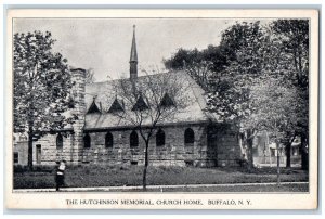c1910's The Hutchinson Memorial Church Home Buffalo New York NY Postcard