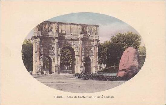 Italy Roma Rome Arco di Costantino e meta sudante