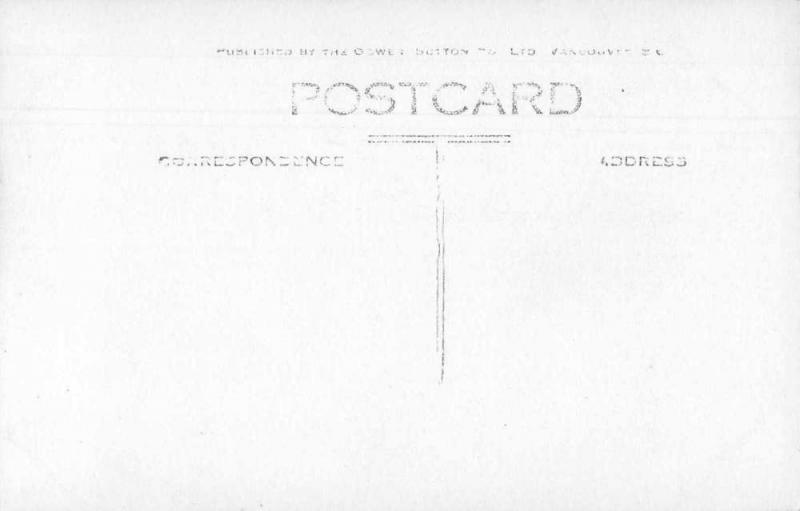 Vancouver Canada Stanley Park Lumberjack Arch Real Photo Postcard J77098