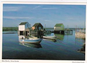 Canada Nova Scotia Blue Rocks Fishing Shacks