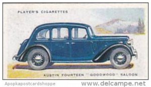 Player Cigarette Card Motor Cars 2nd Series No 6 Austin Fourteen Goodwood Saloon