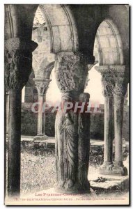 Postcard Old St Bertrand de Comminges Pillar Of The Four Evangelists