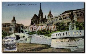 Old Postcard Budapest Hungary Hungary Kalaszbastya Fischerbastei