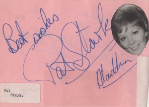 Lester Ferguson Pat Starke Aladdin 2x Hand Signed Autograph s