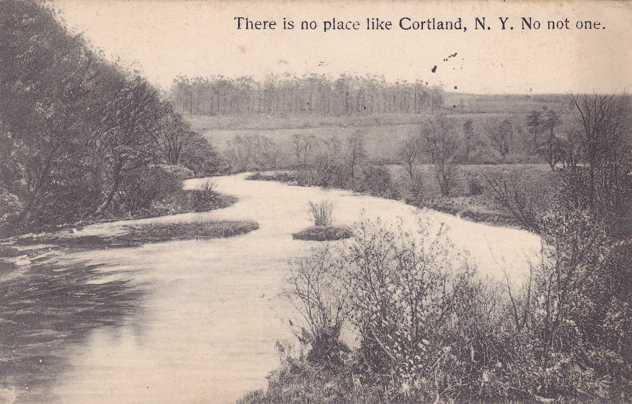 There is No Place like Cortland NY, New York - No Not One - pm 1911 - DB