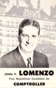 Politicians John P Lomenzo For New York State Comptroller