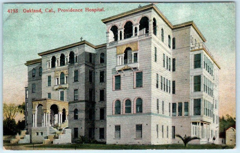 OAKLAND, California CA   PROVIDENCE HOSPITAL  ca 1910s  PCK  Postcard