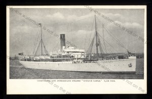 UC188 - Union Castle Liner - Dunluce Castle - postcard