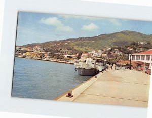 Postcard Waterfront View Of St. Thomas, U.S. Virgin Islands