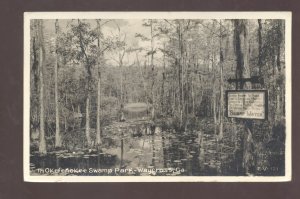 RPPC WAYCROSS GEORGIA OKEFENOKEE SWAMP PARK OLD REAL PHOTO POSTCARD