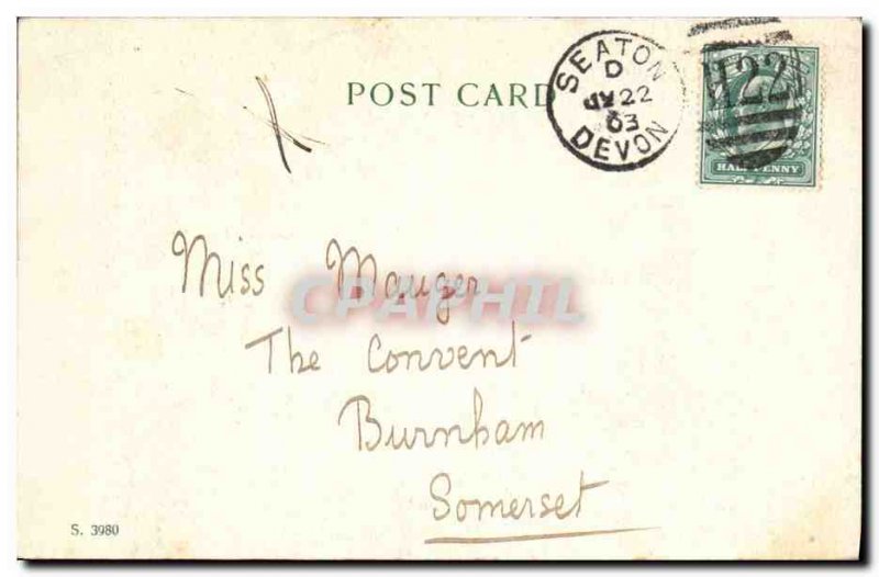 Old Postcard Perrot Pierrots Dog