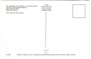 Mount Eisenhower, Bow River, Canadian Rockies, Banff National Park, Alberta