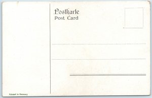 c1910s German Language Confirmation Congratulations Postcard Bible Quote UP A208