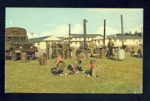 Camp Drum, New York/NY Postcard, Field Mess, National Guard, US Army