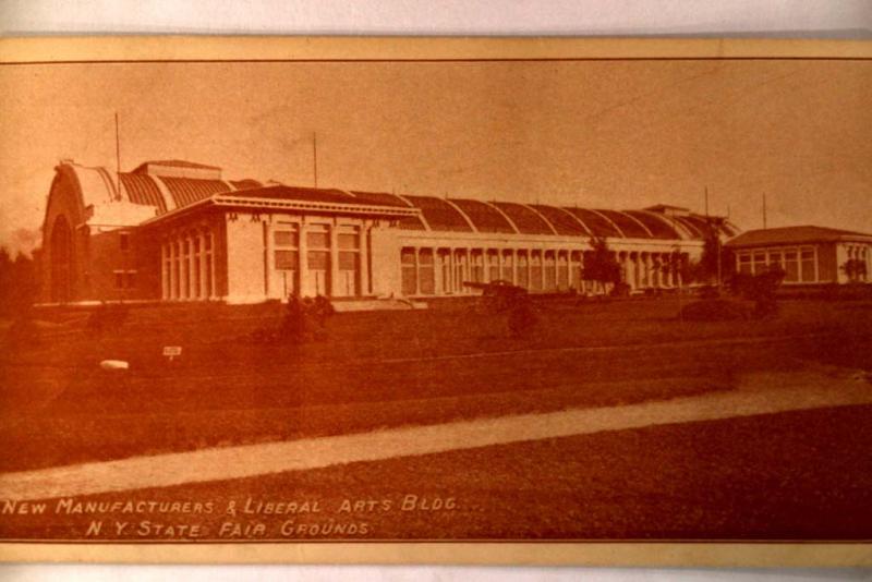 Unused pre-1920 NEW BUILDINGS AT NY STATE FAIRGROUNDS Syracuse New York y3221