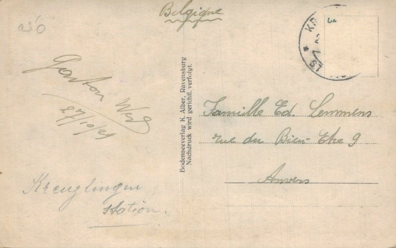 Germany Bodensee Konstanz Vintage RPPC 08.36 