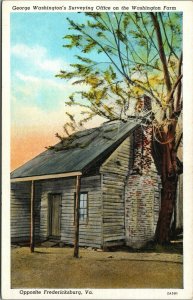 USA George Washington Surveying Office Washington Farm Fredericksburg 03.73