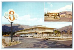 c1950's Motel 6 225 Colorado Place Arcadia California CA, Cars Vintage Postcard