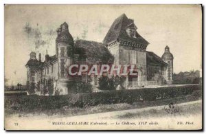 Old Postcard Mesnil Guillaume The castle