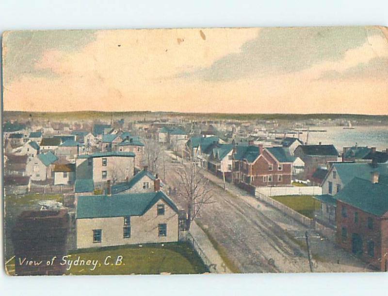 Divided-Back HOUSES ALONG THE STREET Sydney On Cape Breton Nova Scotia NS F9587